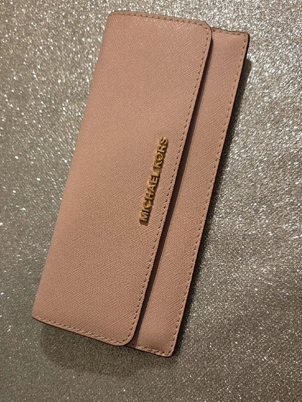 Michael Kors Blush Pink Jetset Slim Wallet